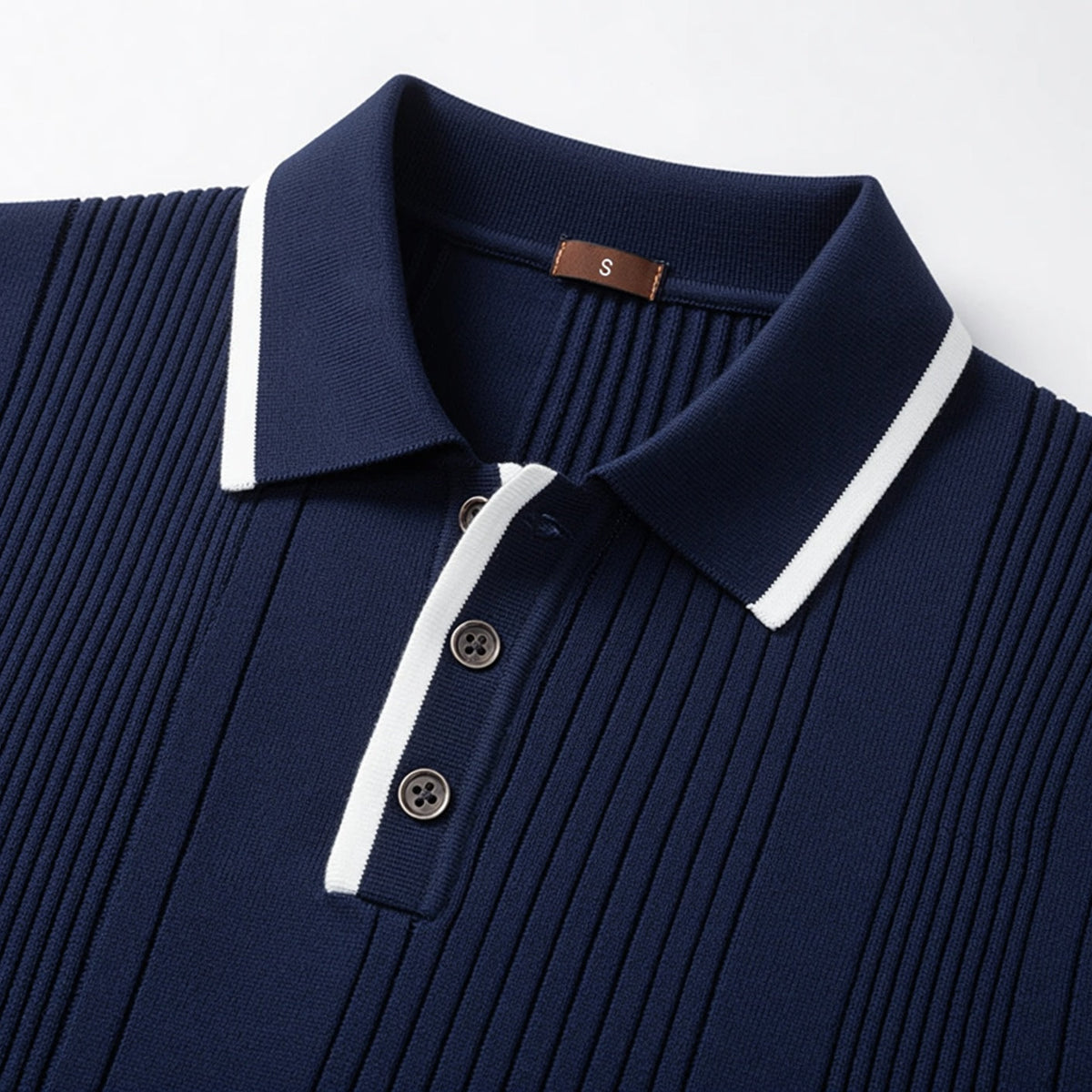 ARON Striped Knit Sweatshirt