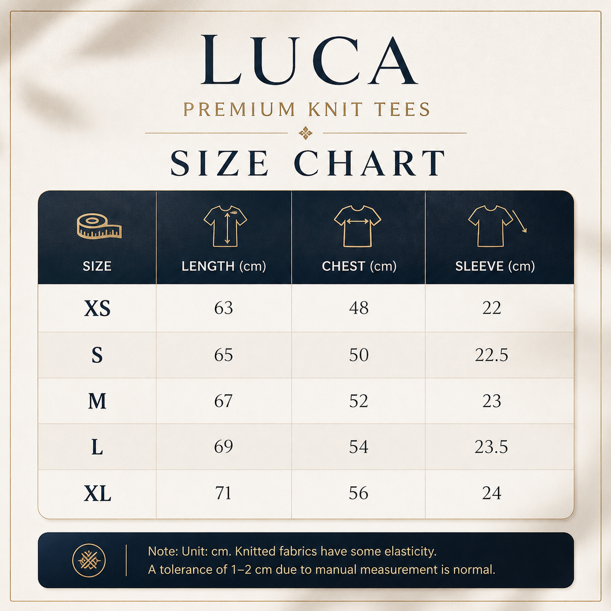 LUCA Premium Knit Tees