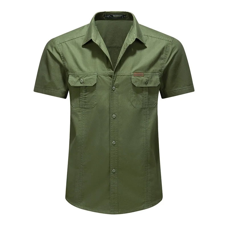 ANXON Double Pocket Polo Shirt