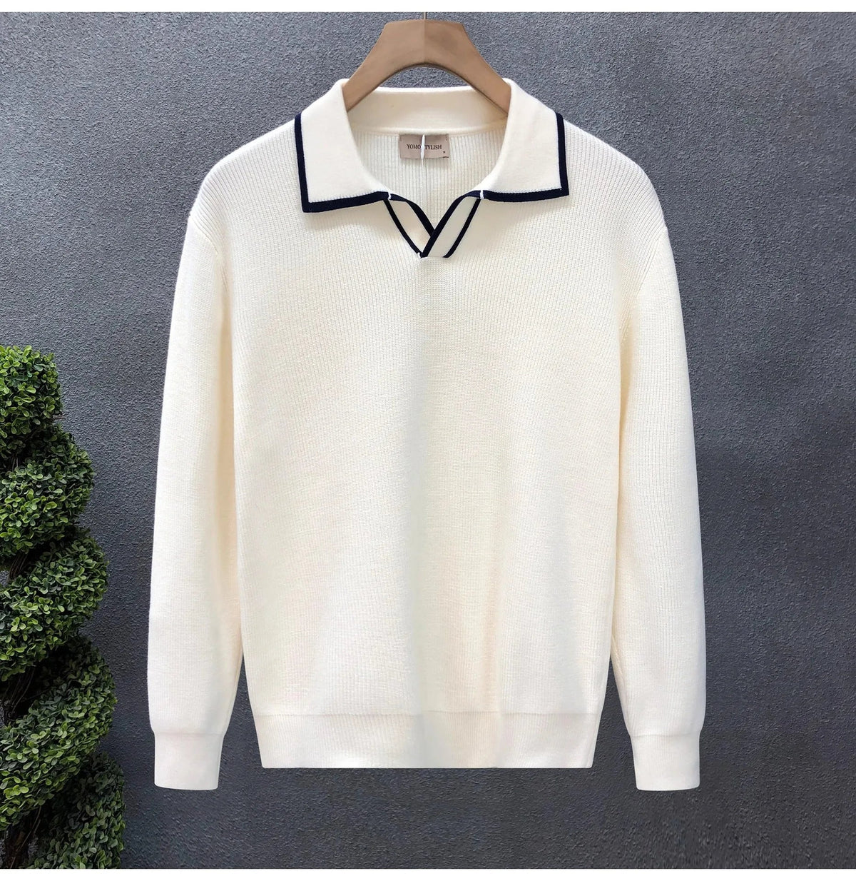 DERRIK Vertical Rib Knit Shirt