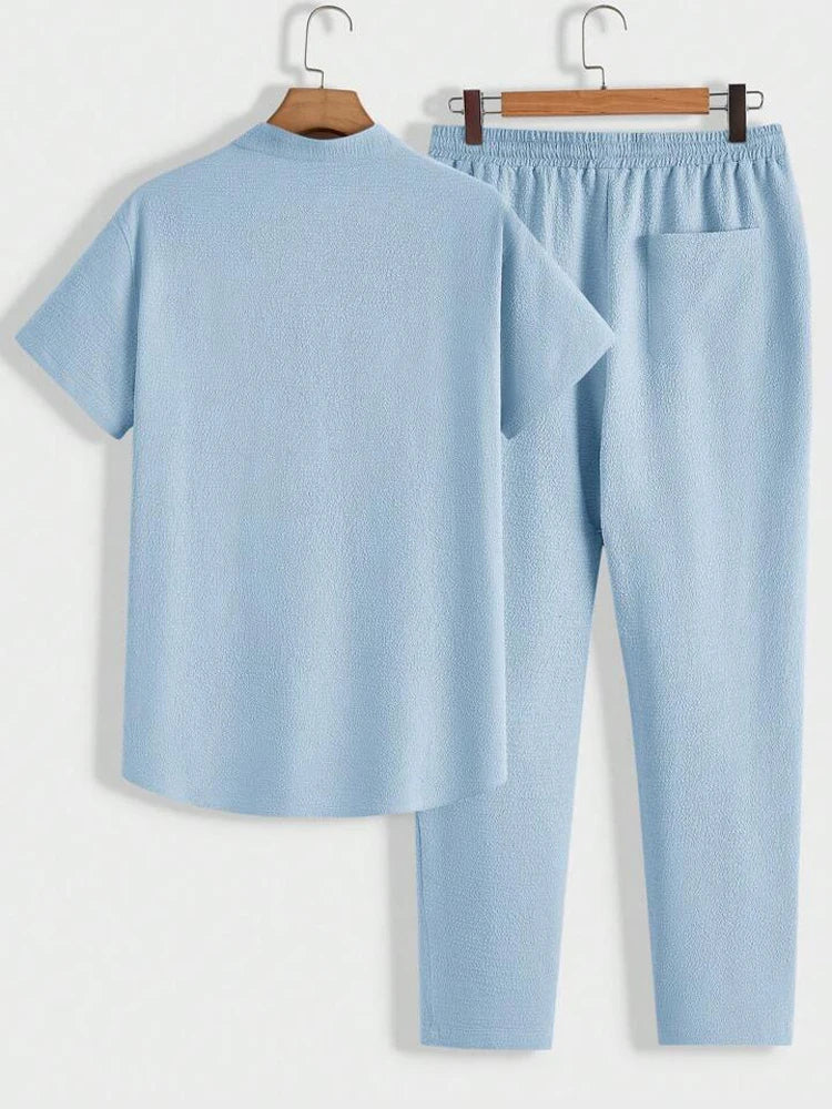 KOS Premium Melange Knit Summer Set