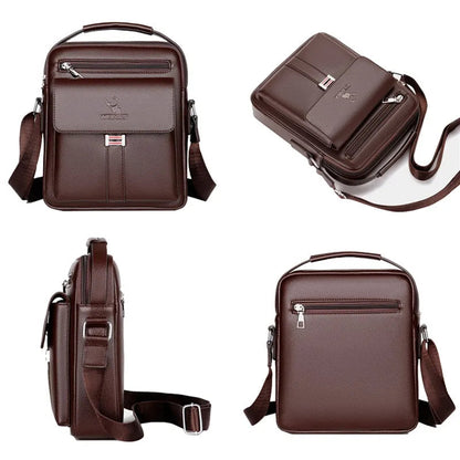 NORDVIK Waterproof PU Leather Crossbody Bag