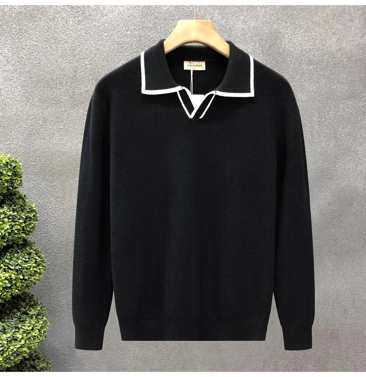 DERRIK Vertical Rib Knit Shirt