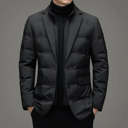 RUTH Padded Blazer with Zipper Layer