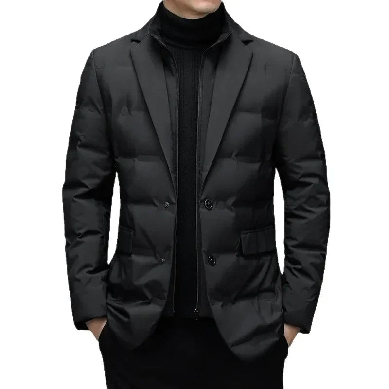 RUTH Padded Blazer with Zipper Layer