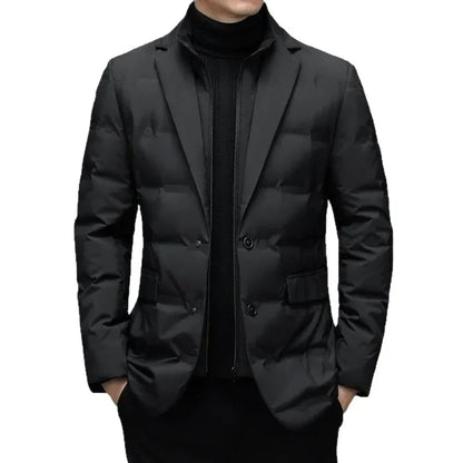 RUTH Padded Blazer with Zipper Layer