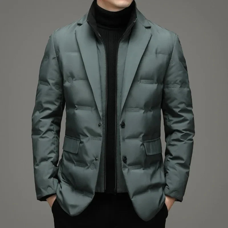 RUTH Padded Blazer with Zipper Layer