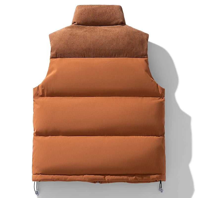 DREW Cotton-Padded Zipper Vest