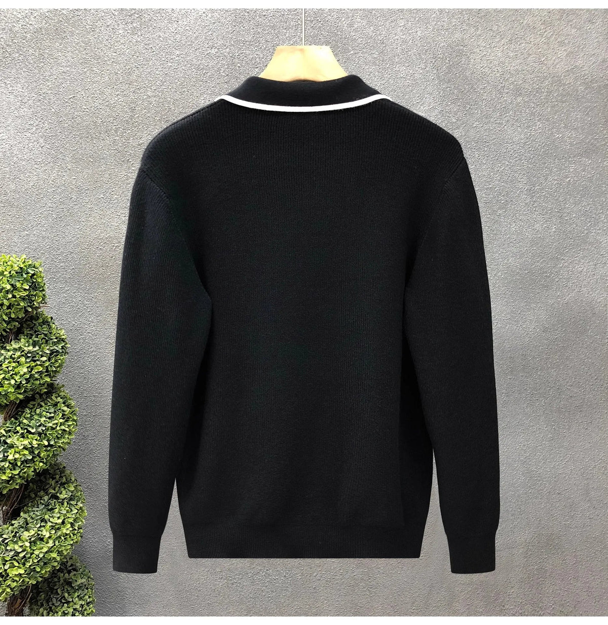 DERRIK Vertical Rib Knit Shirt