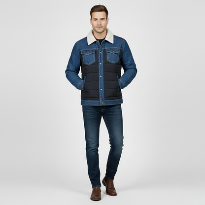 Damien Patchwork Denim Jacket