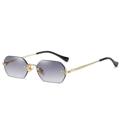 TESORO Polygon Rimless Sunglasses
