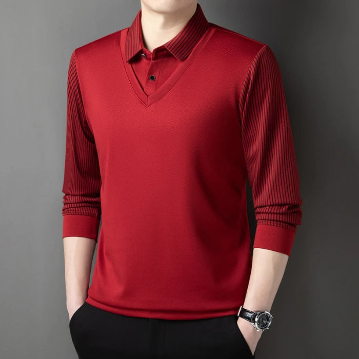 ROLAND Striped Dual Style Sweatshirt