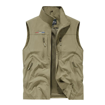 SANDO Multi-pockets Fleece Vest