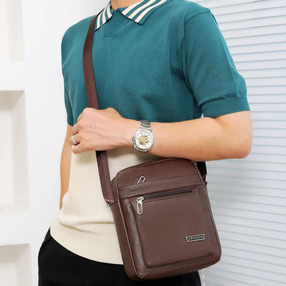 NORDVIK Waterproof PU Leather Crossbody Bag
