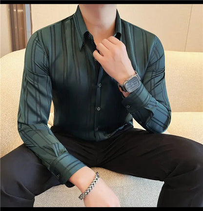 SOPRANO Luxury Striped Business Shirts