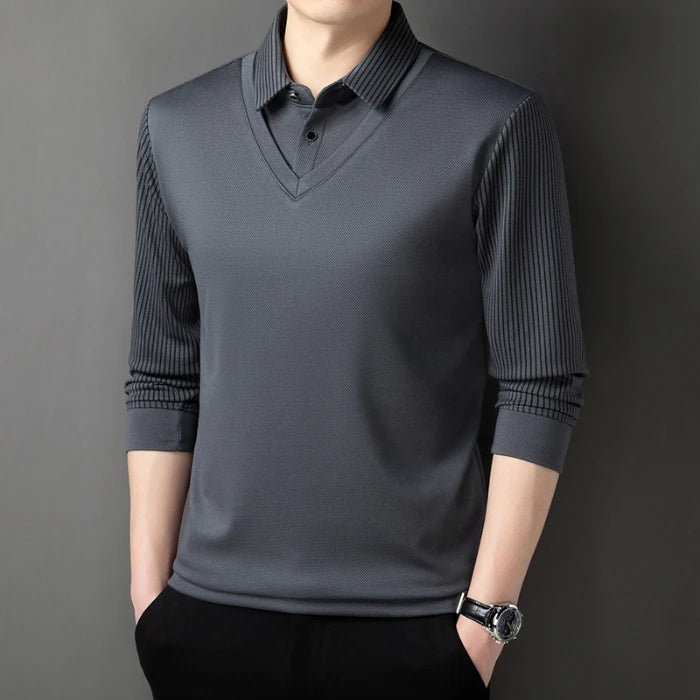 ROLAND Striped Dual Style Sweatshirt