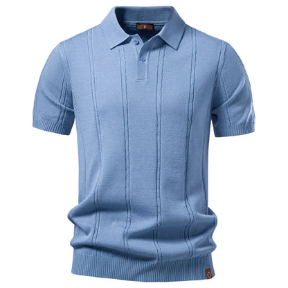 PIER Premium Stripe Golf Polo