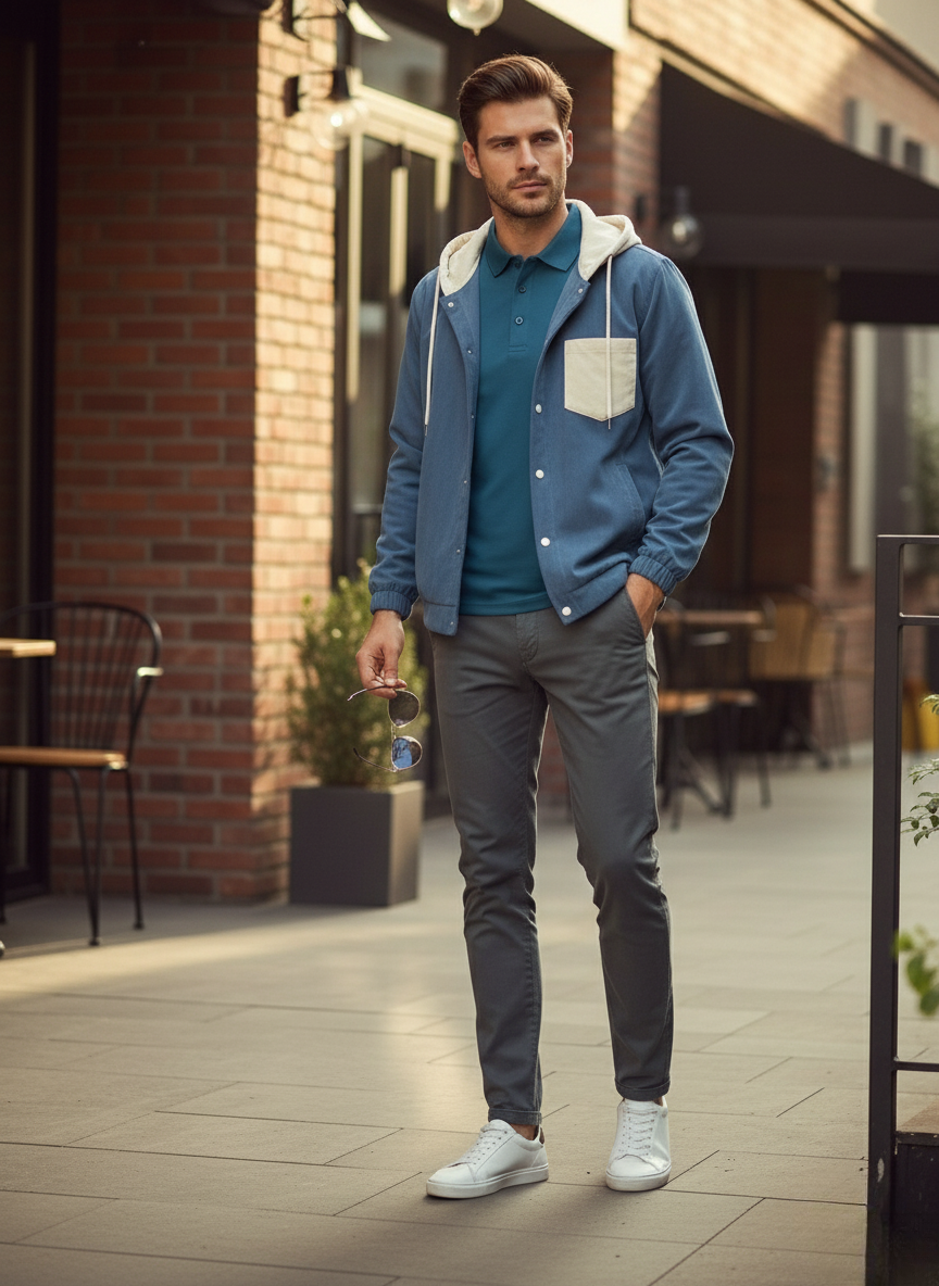 Dominus Corduroy Hooded Jacket