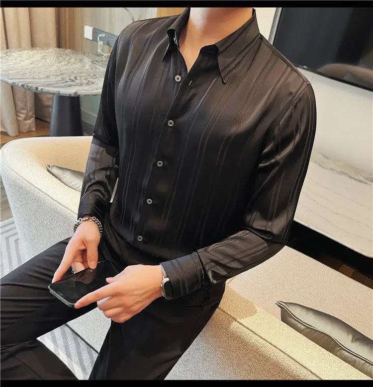 SOPRANO Luxury Striped Business Shirts