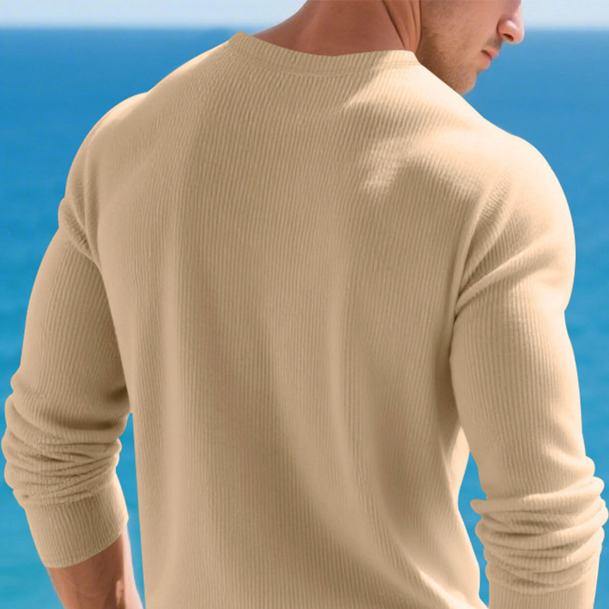 NICO Casual Spring Henley Neck Shirt
