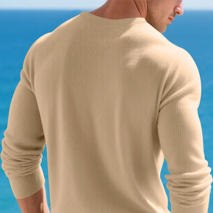 NICO Casual Spring Henley Neck Shirt
