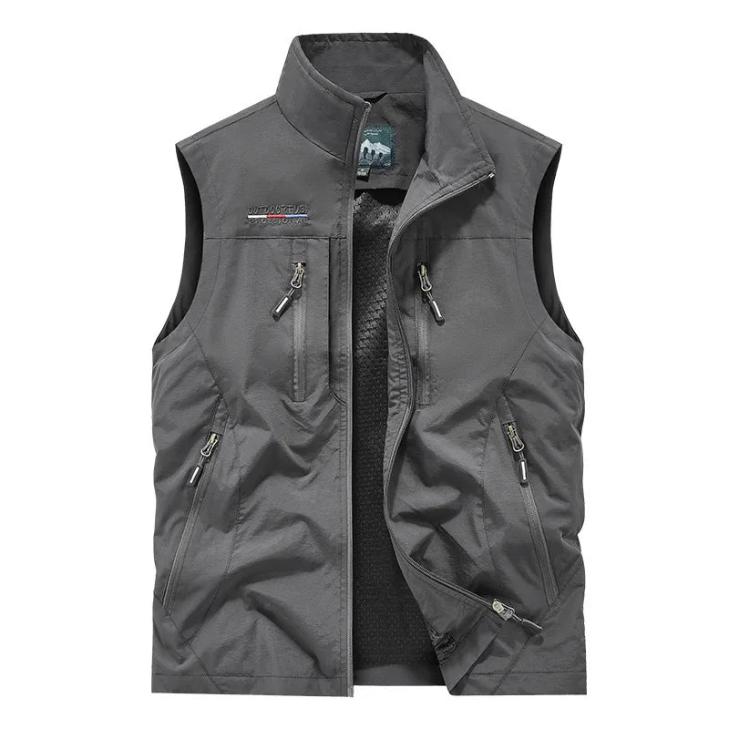 SANDO Multi-pockets Fleece Vest