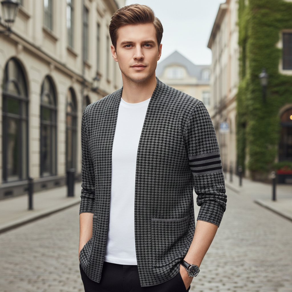 Ammos Knitted Cardigan Jacket