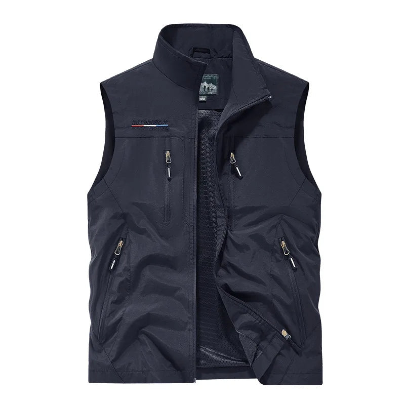 SANDO Multi-pockets Fleece Vest
