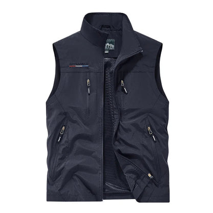 SANDO Multi-pockets Fleece Vest