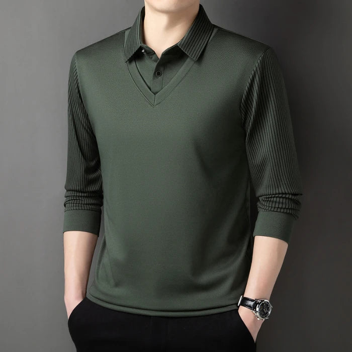 ROLAND Striped Dual Style Sweatshirt