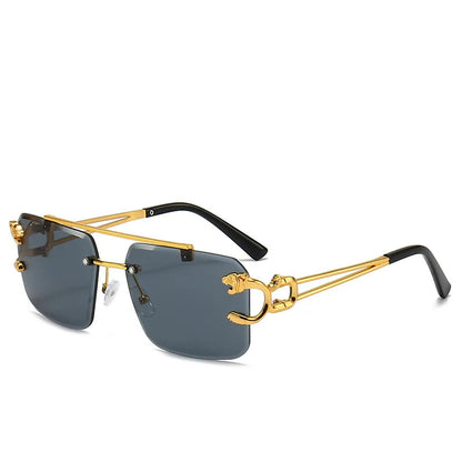 PANTHERA Rimless Retro Sunglasses