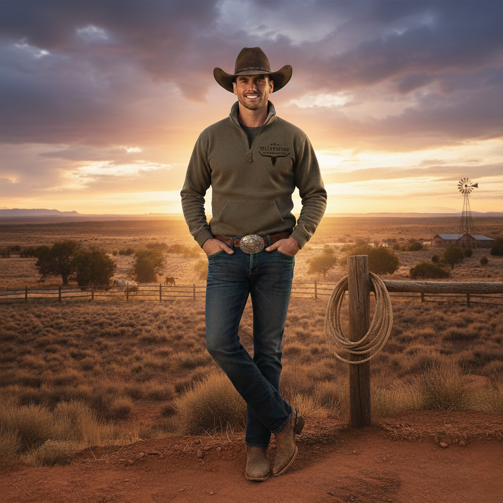 Bronco Half-Zip fleece Jacket