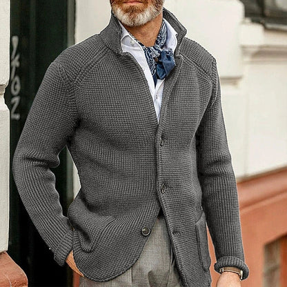 RENNAL Stand Collar Cardigan