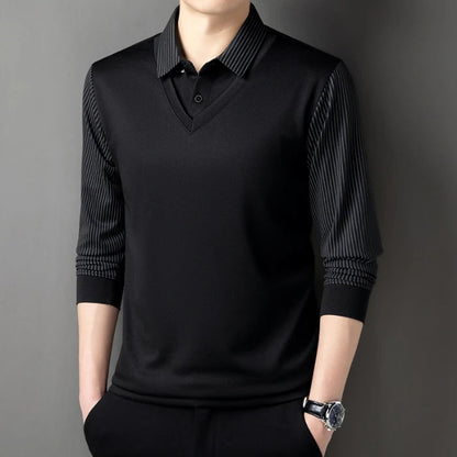 ROLAND Striped Dual Style Sweatshirt