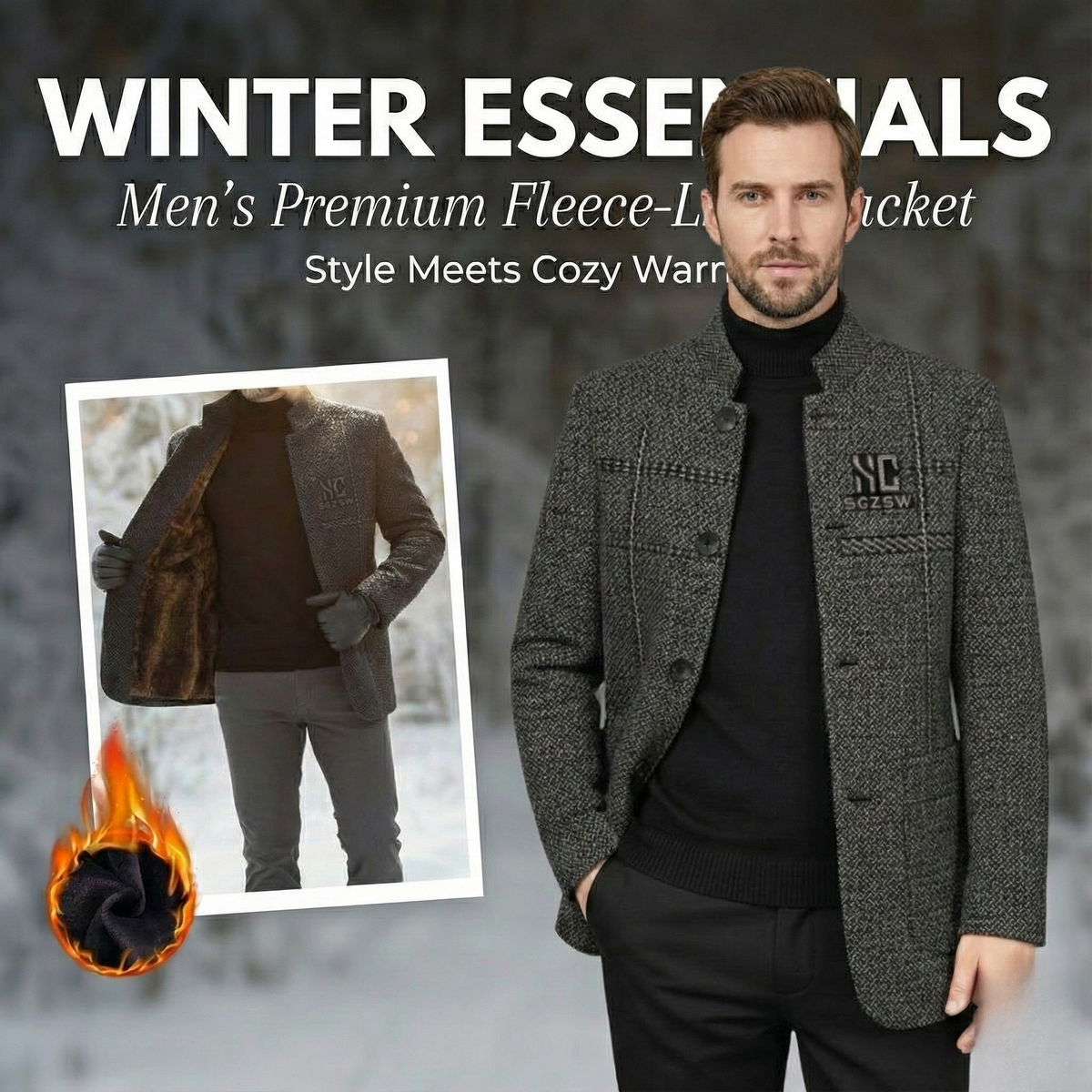 Allenia Casual Warm Coat