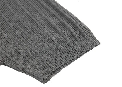 Baldwin Ribbed Mock Neck Tee