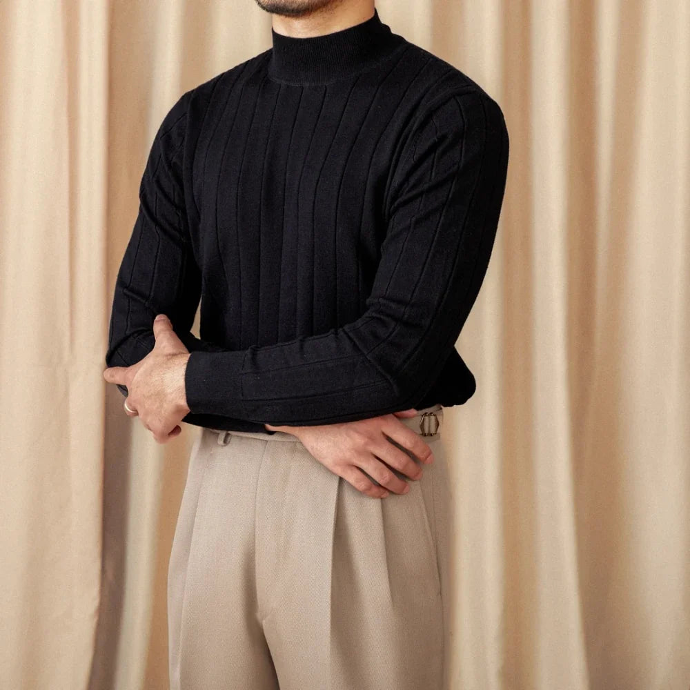 HUGO Mock-Neck Pullover