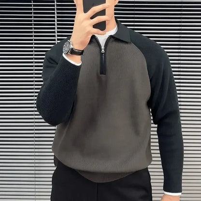 DANA Color Block Knitted Sweater