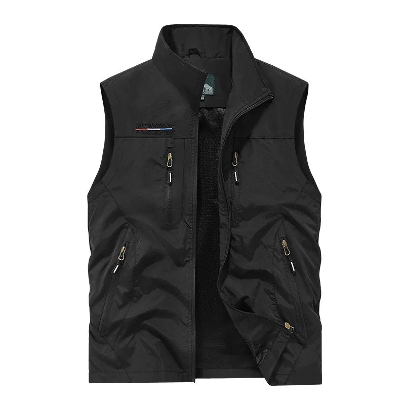 SANDO Multi-pockets Fleece Vest