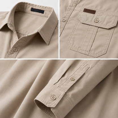 ANXON Double Pocket Polo Shirt