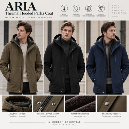 ARIA Thermal Hooded Parka Coat