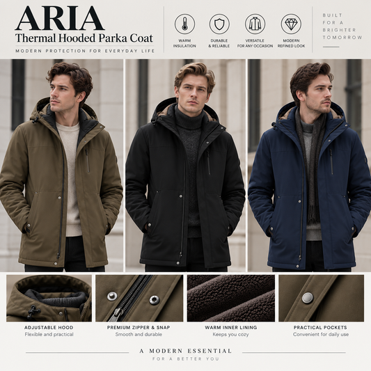 ARIA Thermal Hooded Parka Coat