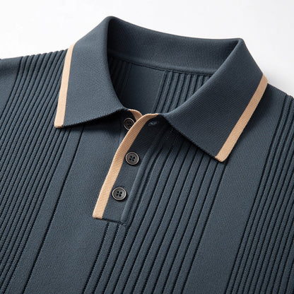 ARON Striped Knit Sweatshirt
