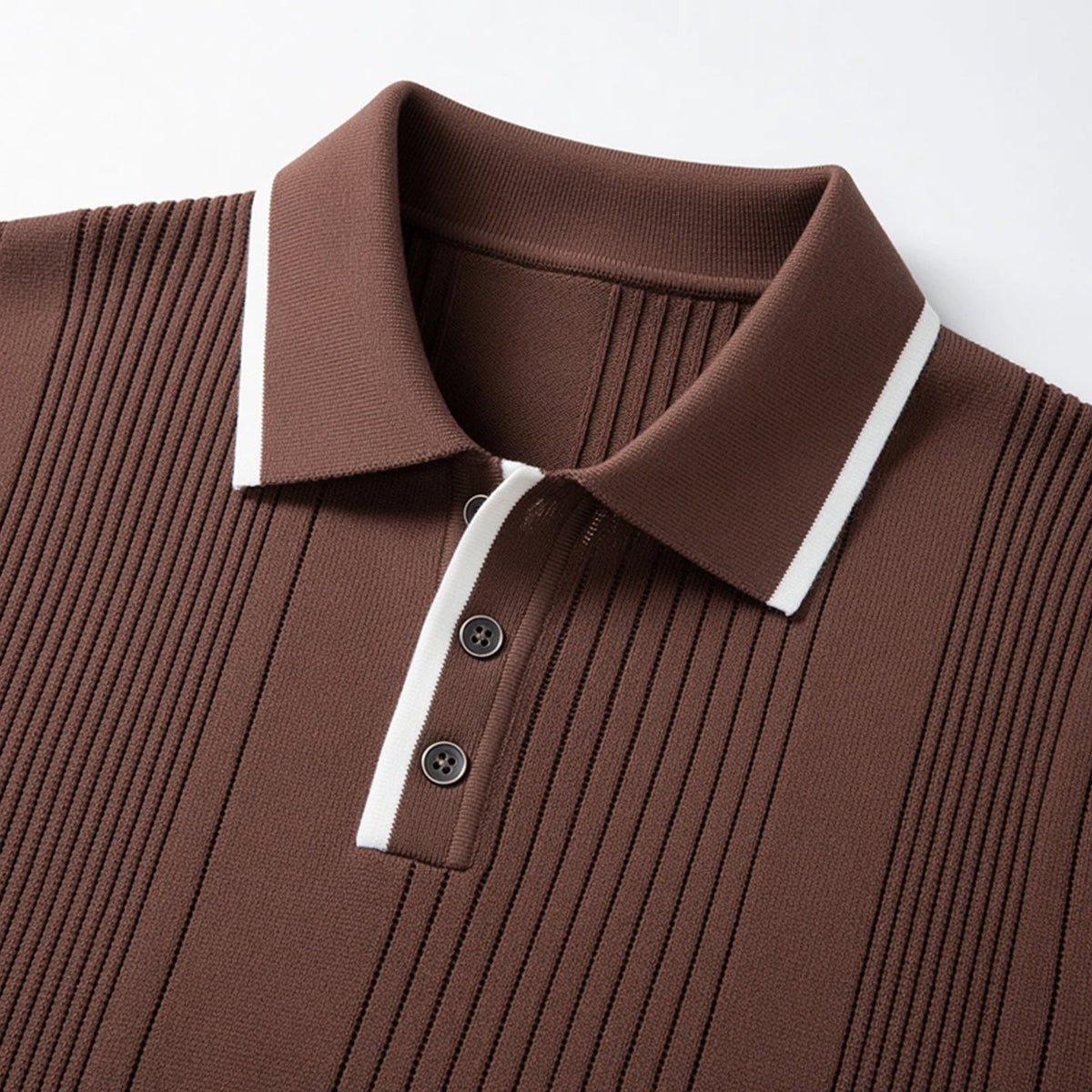 ARON Striped Knit Sweatshirt