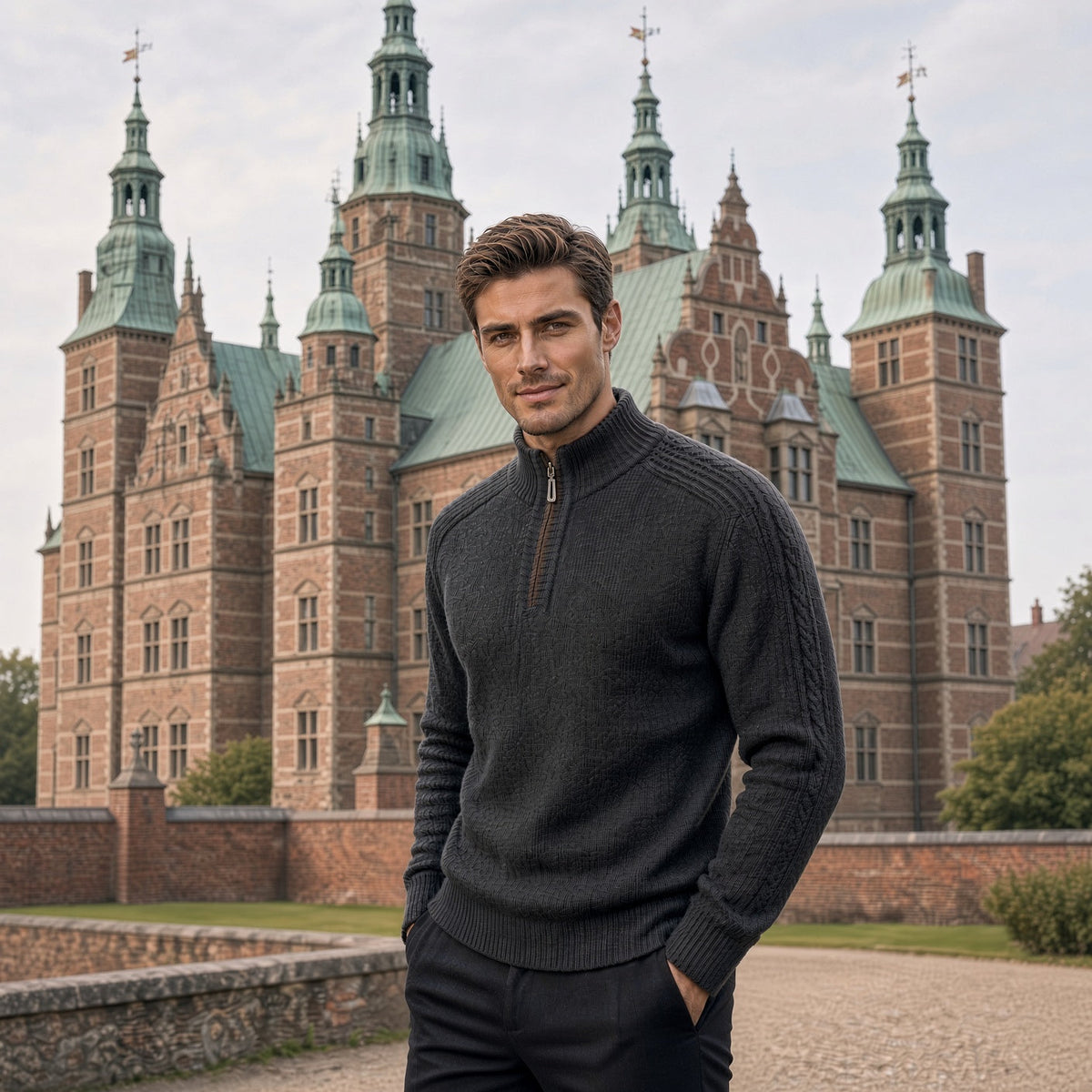 ARRON Casual Knit Sweater