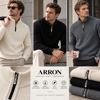 ARRON Casual Knit Sweater