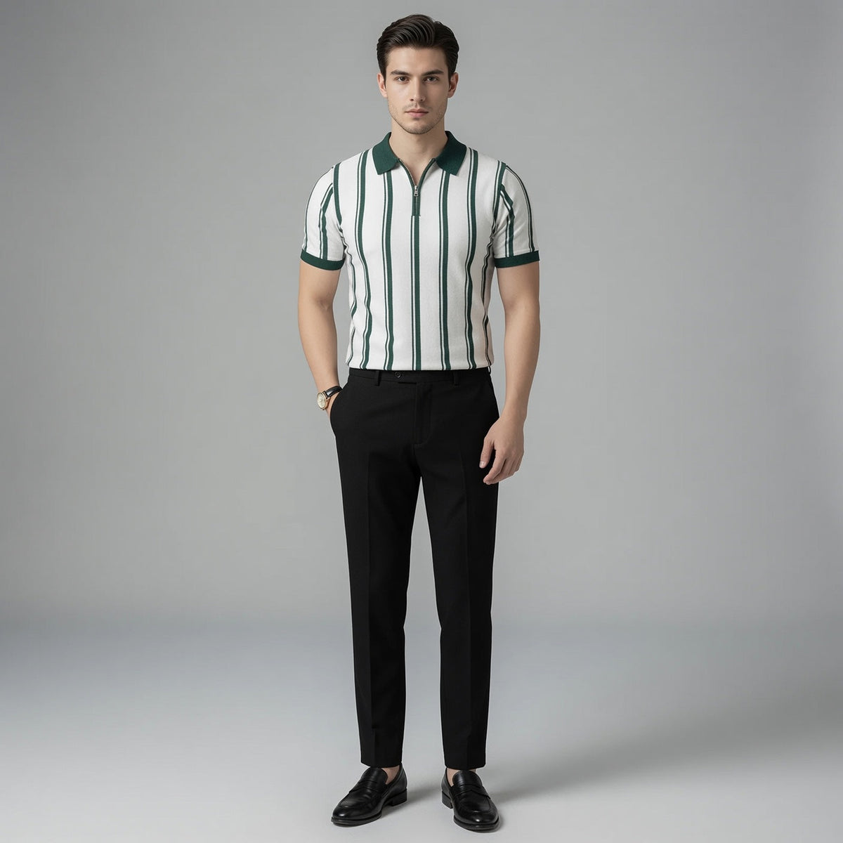ASHTON Premium Zipper Polo