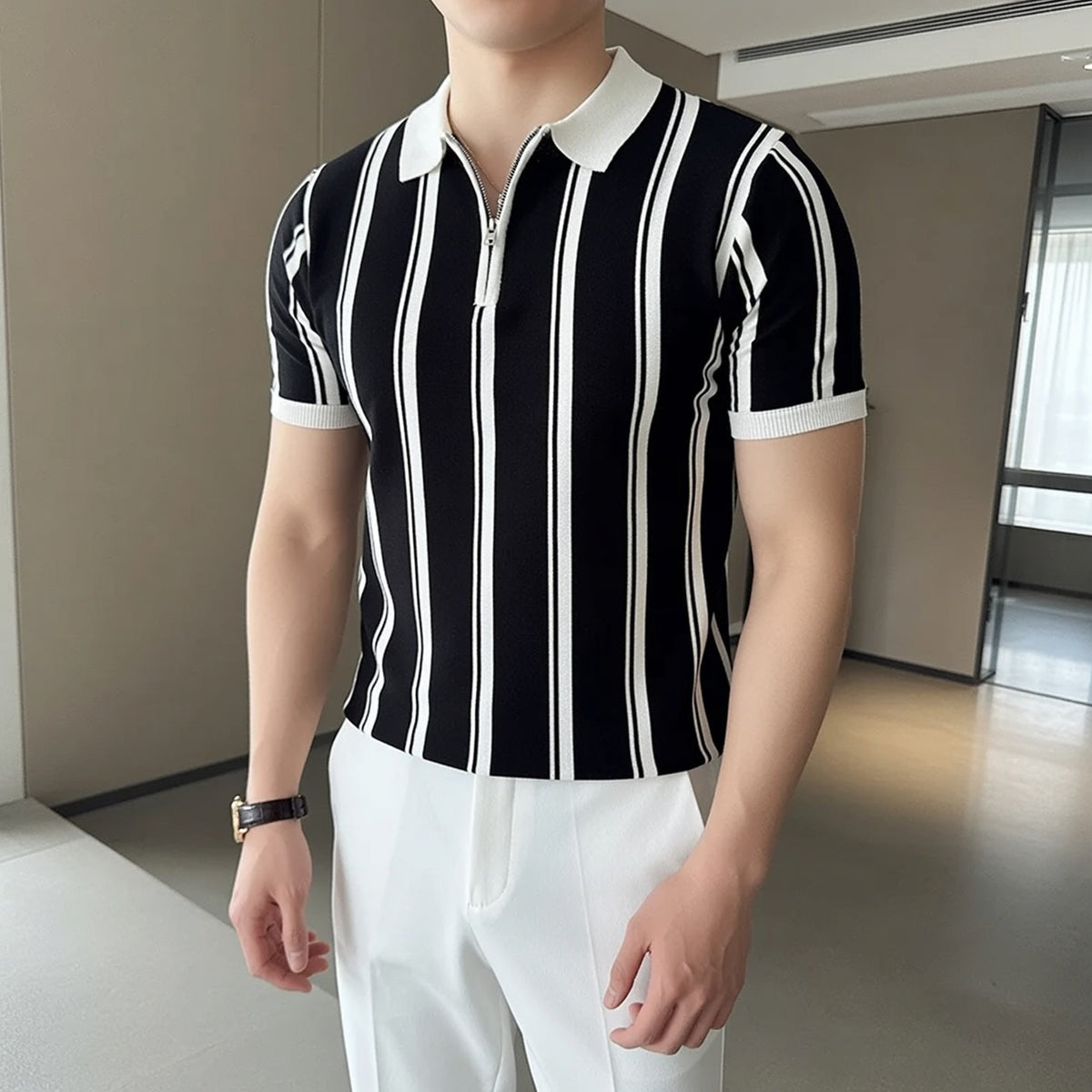 ASHTON Premium Zipper Polo