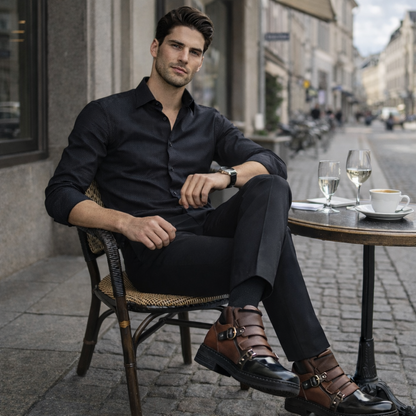 Belgravia Leather Buckle Boot