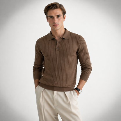 CARLO Premium Ribbed Knit Shirt